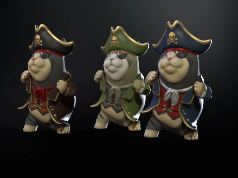 Pirate 3D Model