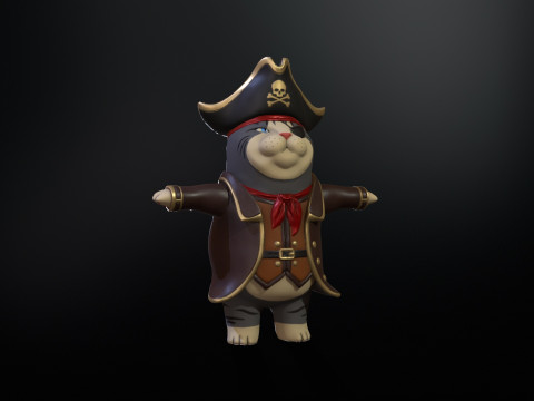 समुद्री डाकू 3D मॉडल