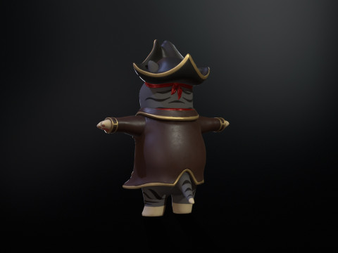 समुद्री डाकू 3D मॉडल