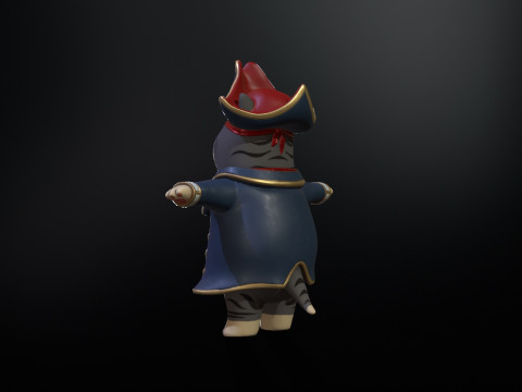 समुद्री डाकू 3D मॉडल