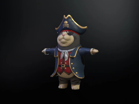 Pirate 3D Model