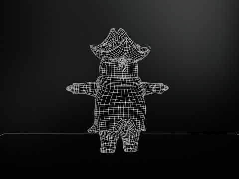 समुद्री डाकू 3D मॉडल