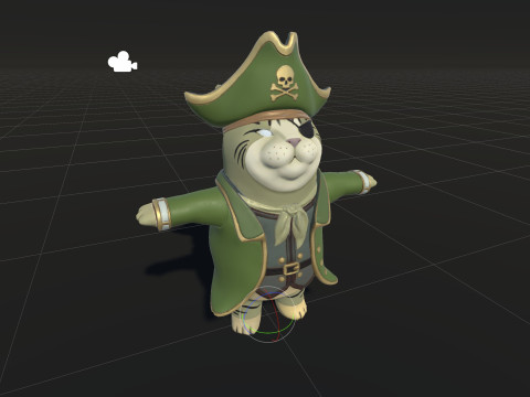 समुद्री डाकू 3D मॉडल