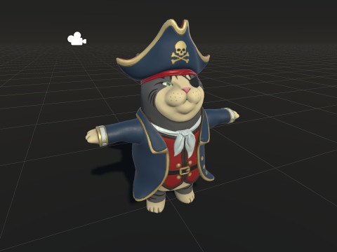 समुद्री डाकू 3D मॉडल