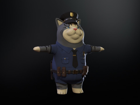 Cop Modelo 3D