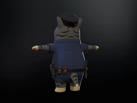 Cop 3D Model