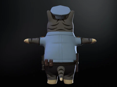 Cop 3D Model