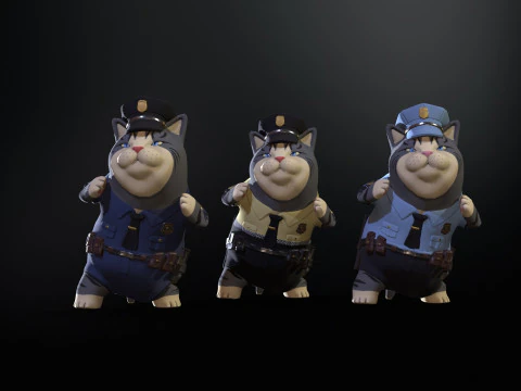 Cop 3D Model