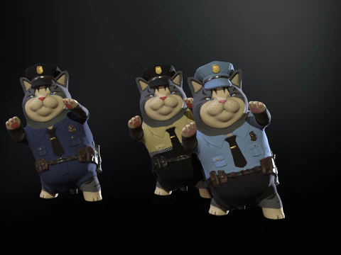 Cop 3D Model