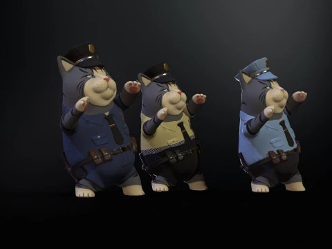 Cop 3D Model