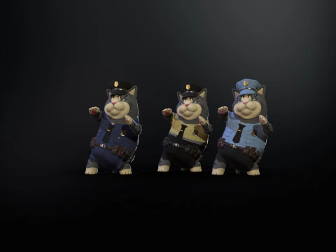 Cop 3D Model
