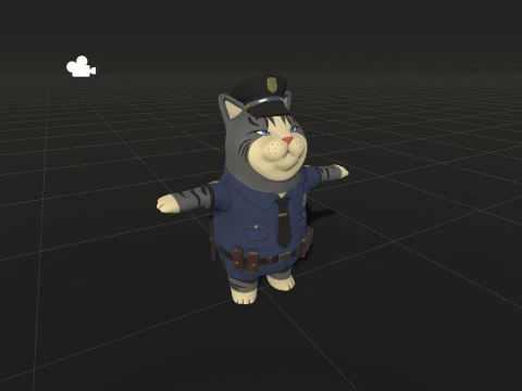 Cop 3D Model
