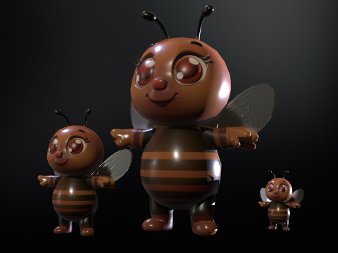 HoneyBee 3D Model