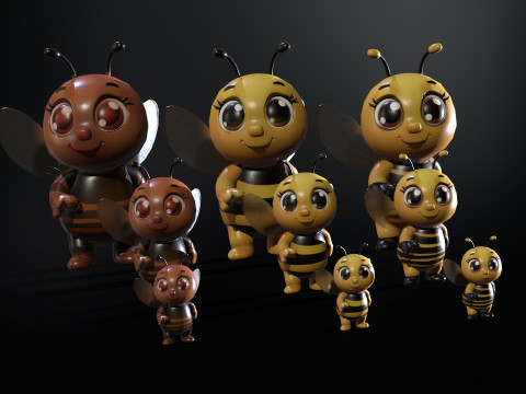 HoneyBee 3D Model