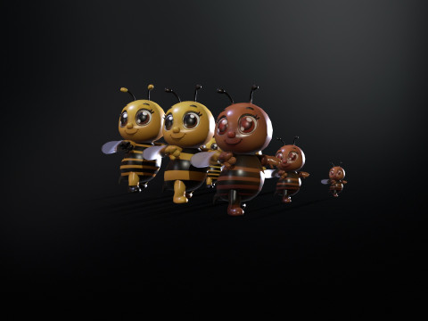 HoneyBee 3D Model