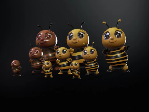 HoneyBee 3D Model