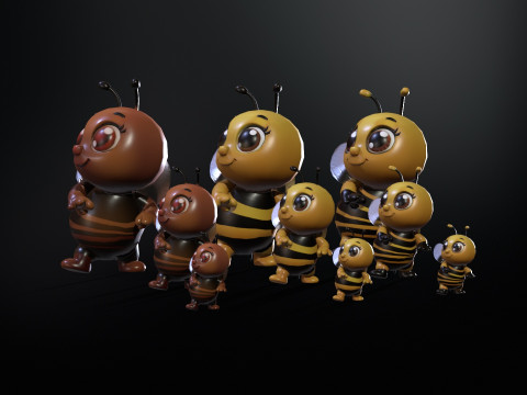 HoneyBee 3D Model