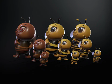 HoneyBee 3D Model