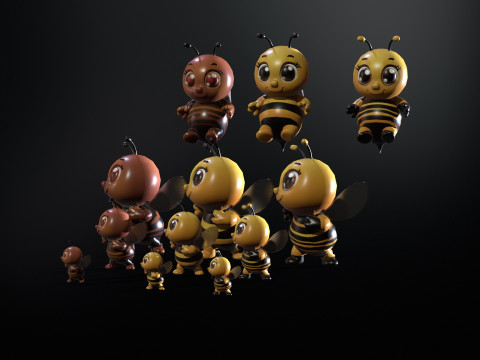 HoneyBee 3D Model