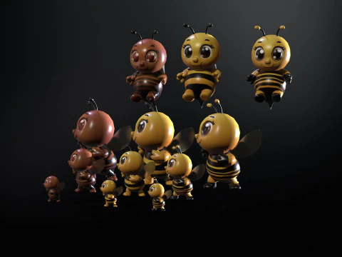 HoneyBee 3D Model