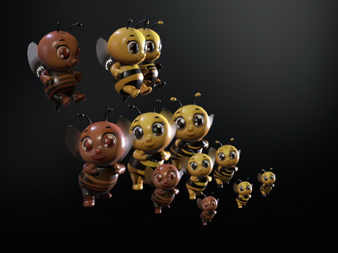 HoneyBee 3D Model