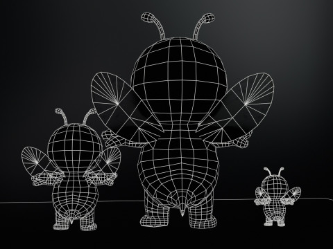 HoneyBee 3D Model