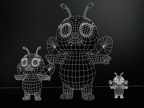 HoneyBee 3D Model
