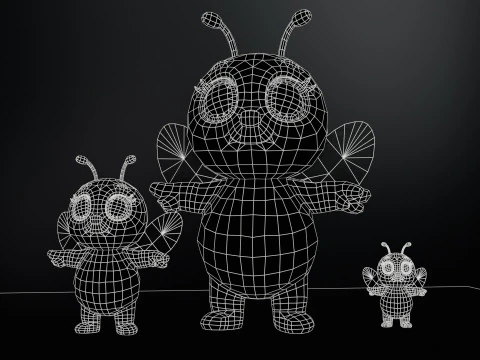 HoneyBee 3D Model