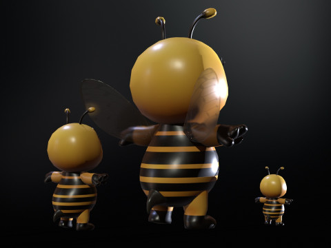 HoneyBee 3D Model