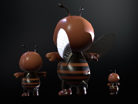HoneyBee 3D Model