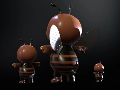 HoneyBee 3D Model
