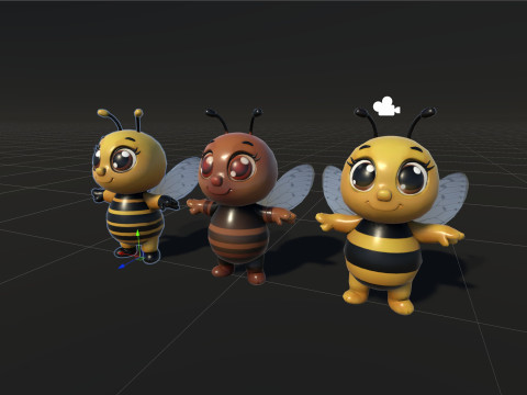 HoneyBee 3D Model