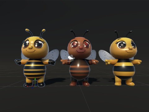 HoneyBee 3D Model