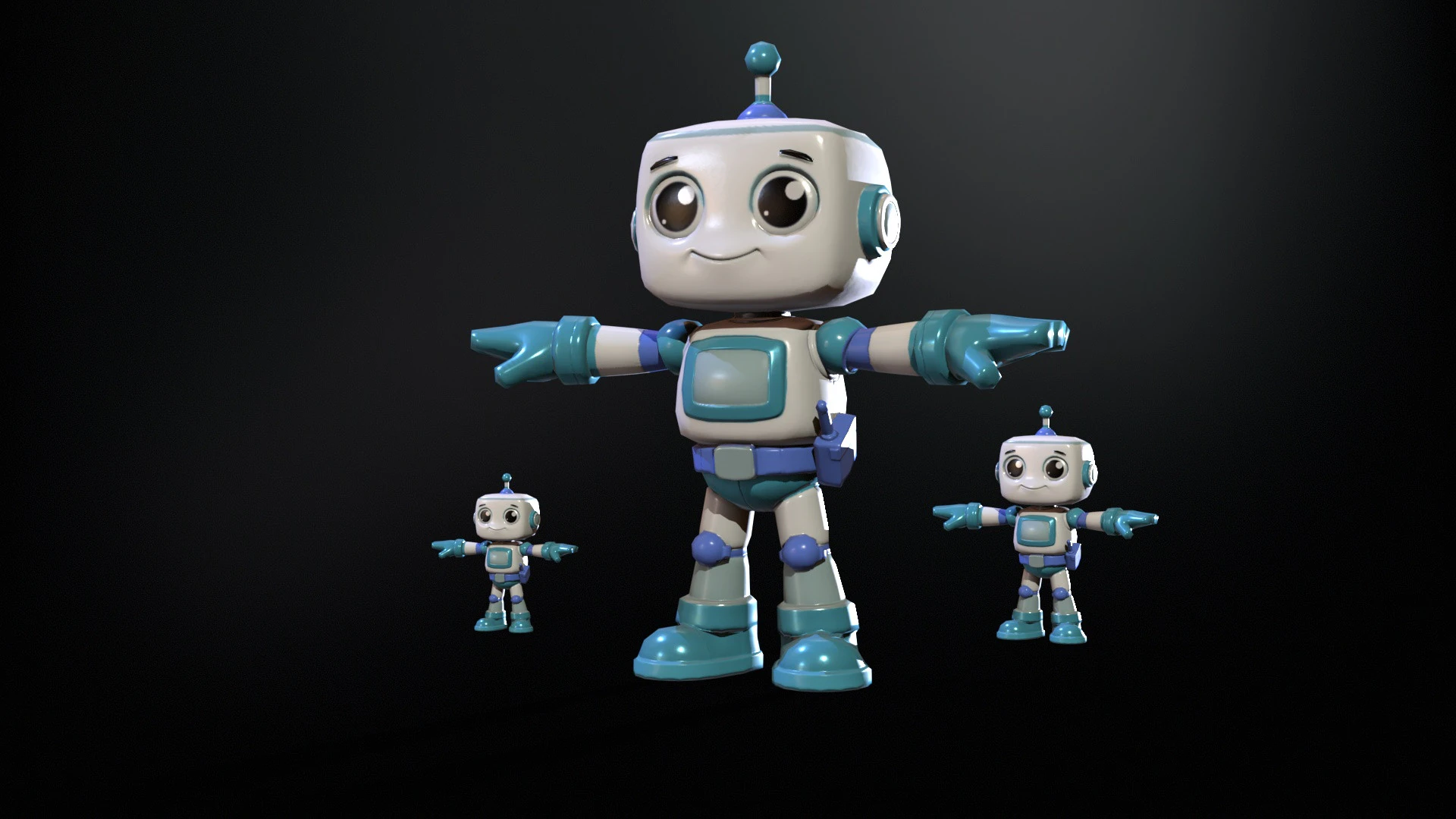 Minirobotik 3 Model 3D .c4d .max .obj .3ds .fbx .stl .blend 