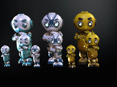 Minirobotic 6 3D Model