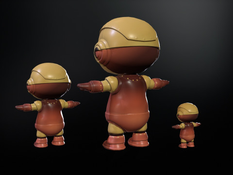 मिनिरोबोटिक 8 3D मॉडल