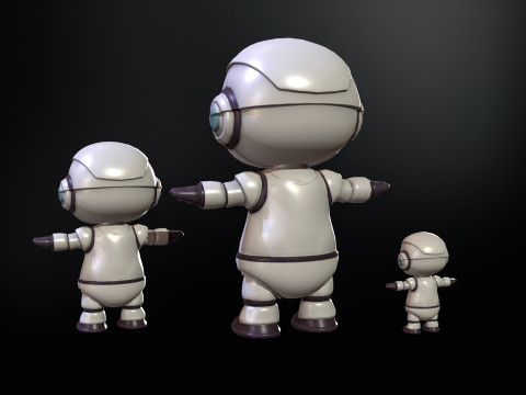 मिनिरोबोटिक 8 3D मॉडल