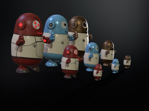 Robot2 3D Model