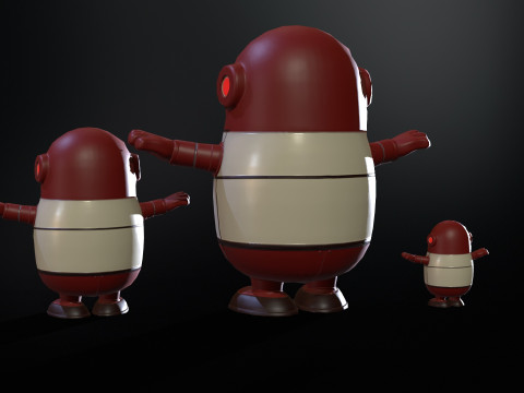 Robot2 3D Model