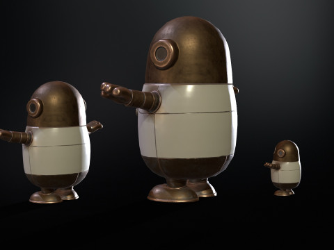 Robot2 3D Model