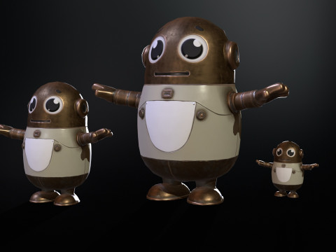 Robot2 3D Model