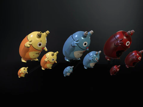 机器人7 3D 模型