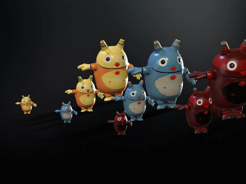 机器人7 3D 模型