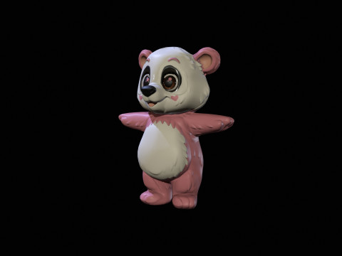 PandaLow 3D Модель