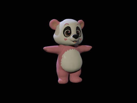 PandaLow Model 3D