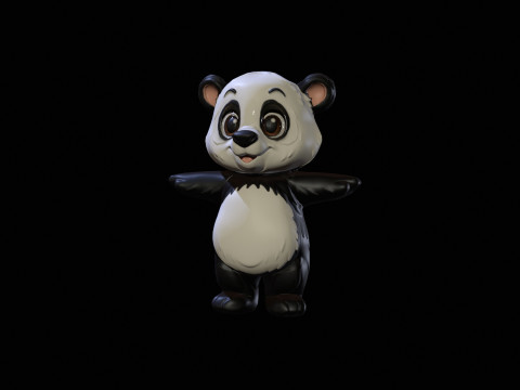 PandaLow Model 3D