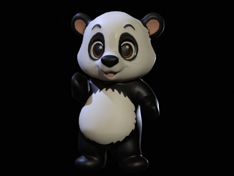 PandaLow Model 3D
