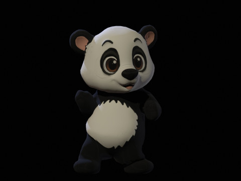 PandaLow Model 3D