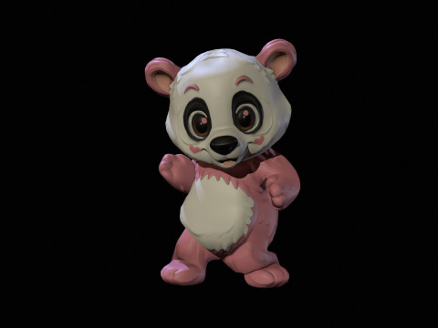 PandaLow Model 3D