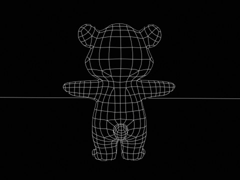 PandaLow Model 3D